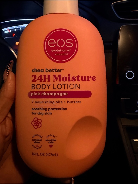 eos Accessories - eos Pink Champagne 24H Moisture Body Lotion - Peachy Pink